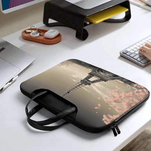 Bolsa para laptop impermeable de cuero 15.6 pulgadas miniatura 6