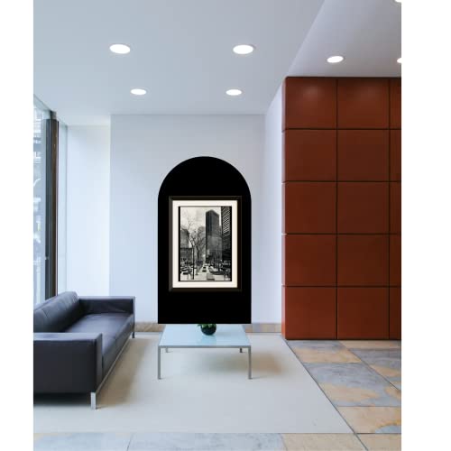 Minick Arch Wall Decal Home Decor - Boho Wall Decor Sticker, Bedroom Decor, Wall Decals For Living Room Decor, Wall Mural Boho Decor, Removable Arched Wall Stickers, Rental Friendly Bohemian Decor, Minimal Modern Stickers (Winter) #TOP2