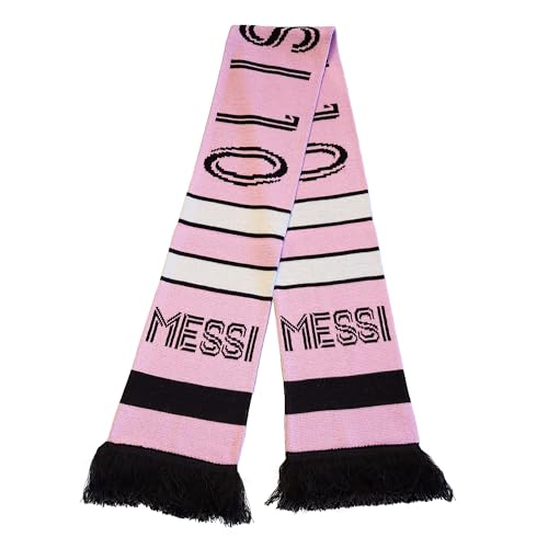 Messi Scarf | Leo Messi Soccer Fan Scarf | #10 GOAT | Premium Acrylic Knit