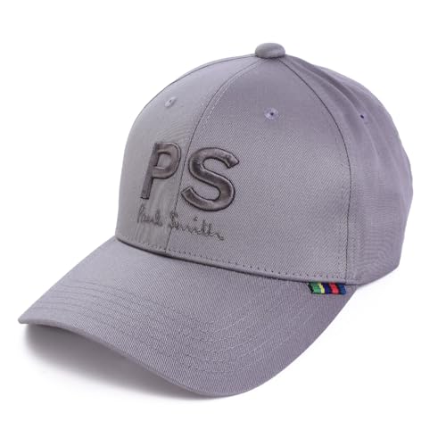 [ポールスミス] [ショップバッグ付] PaulSmith 帽子 メンズ PS Embroidery キャップ アジャスター付き 250313 984V (グレー) [並行輸入品]