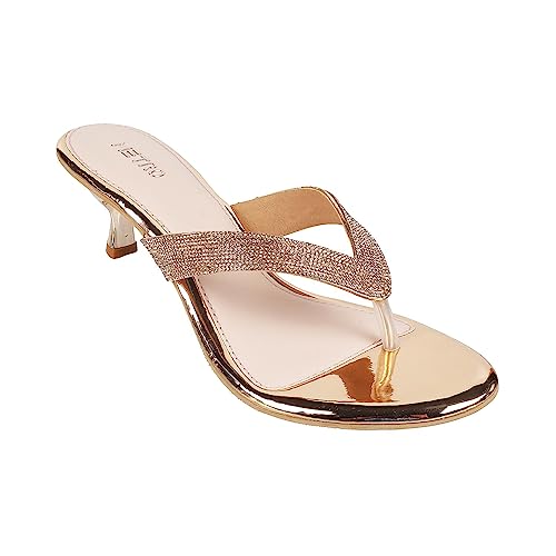 Image of Metro Women Kitten Heel Fashion Sandal