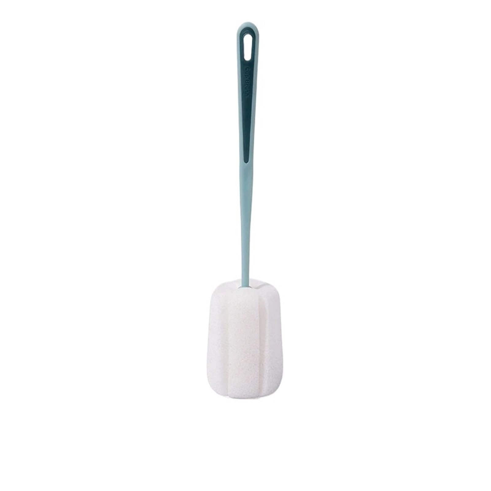 bottle brush Cup Brush Clean Long Handle Bottle No Dead Angle Remove Tea Stain Sponge Small(Blue)