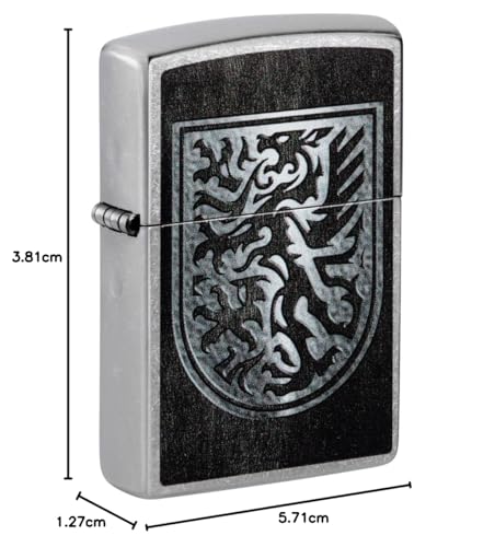 Zippo Encendedor a Prueba de Viento recargable Street Chrome reutilizable 8