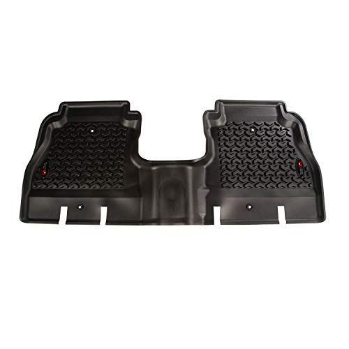 Tapis de sol arrière Jeep Wrangler JLU noir 12950.48 protection moquette 4 portes