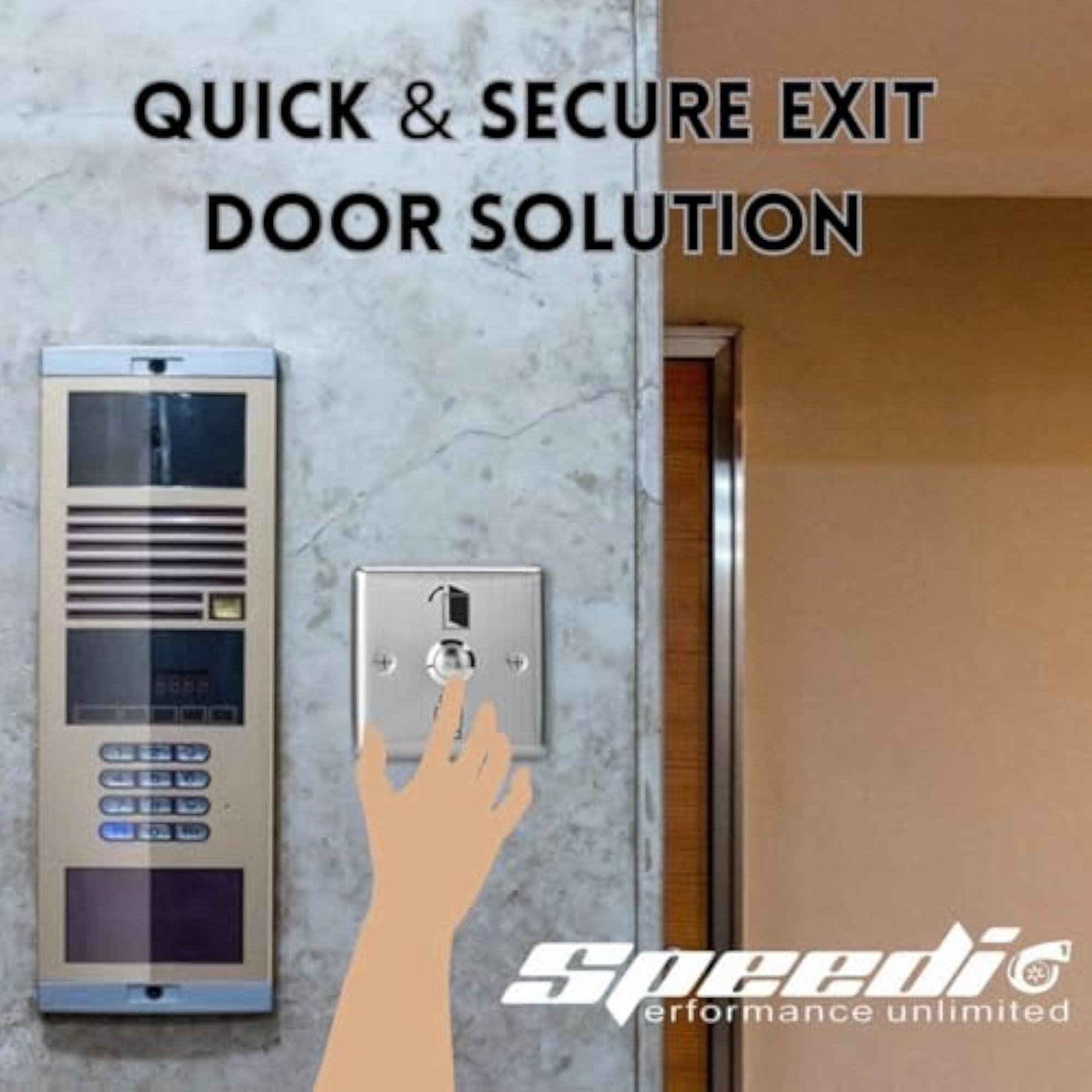 Speedio Exit Switch or Door Release Push Button