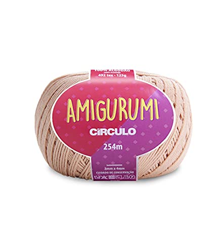 Circulo Amigurumi Yarn, 100% Mercerized Brazilian Virgin Cotton for Crocheting