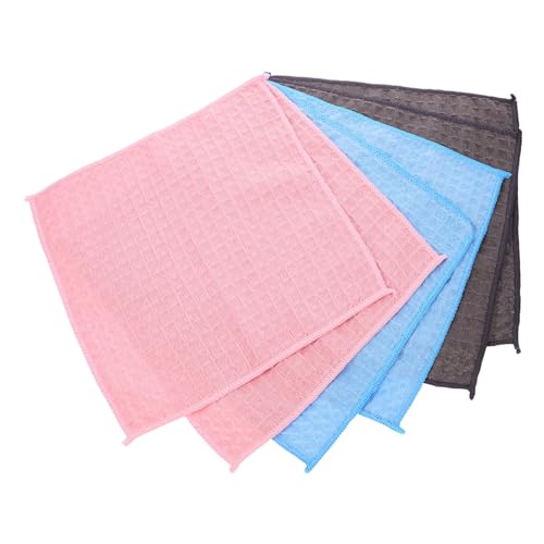 FUNOMOCYA 6 Piezas Paquete de Paños de Cocina Waffle Toallas Absorbentes para Lavado de Platos Microfibra Diseño Simple para Limpieza de Utensilios y Cocinas