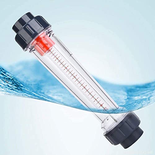 Débitmètre de liquide, 0,6-6 m³/H Type de tube ABS haute précision Débitmètre d'eau Diamètre intérieur 50 mm/2 pouces
