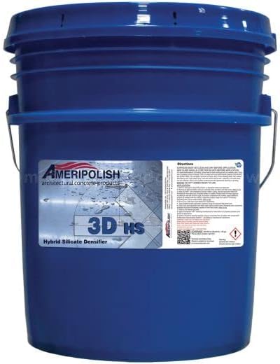 - 3D HS High Solids Polished Dyed Concrete Silicate Densifier UV-Stable