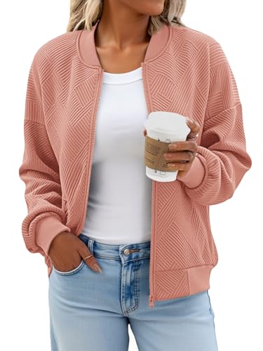 Veste bomber à fermeture éclair avec poches fonctionnelles