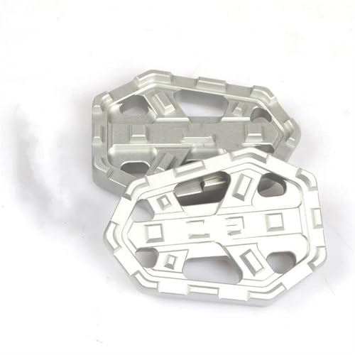 Motocicleta Estribera para CFMOTO para CF para NK250 para NK 250 para 300 NK 300NK Accesorios Reposapiés Delanteros Motocicleta Motocicleta Reposapiés(Plata)