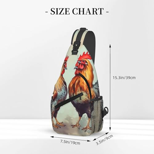 Sling Bag para mujer y hombre negro miniatura 2