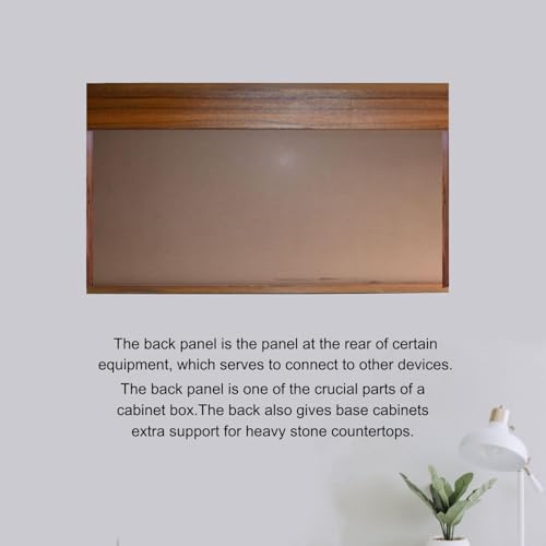 Image of Door Multipurpose Storage Cabinet & Adjustable Shelf | Space Organizer | Termites Resistance | Wall Mounted for Office, Kitchen Finish (Cochwood Dark, Door 3)