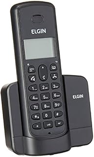 Telefone Sem Fio Tsf8001 Elgin Com Identificador de Chamadas Preto