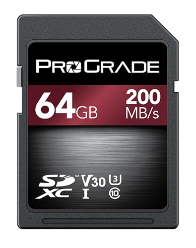ProGrade Digital SD UHS-I (64GB) J[h V30 ? ő200MB/b̓ǂݎ葬x | ṽrfIK[Af搻ҁAʐ^ƁARecL[^[