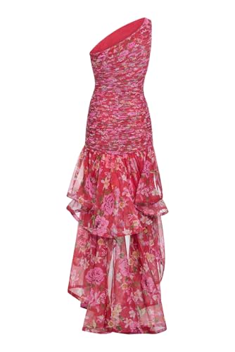 PATBO, Peony Dots Asymmetrical Maxi Dress — view 4