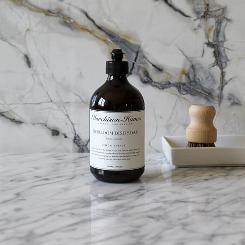 Image of Murchison-Hume Heirloom Dish Soap - Eco-Friendly, Sulfate-Free, Plant-Based Liquid Dish Soap, Biodegradable & Non-Toxic, Gentle on Hands, Cuts Grease - 17oz (2 Pack) Lemon Myrtle