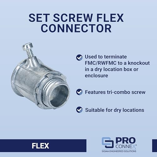Connecteur Sigma électrique 44091 BX/MC/Flex pour fixation stable de gaines - 3