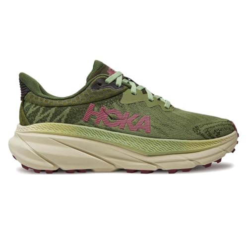 Image of Hoka Women's Challenger 7 Forest Floor /Beet Root 8 Medium