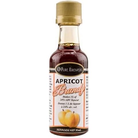 Hobby Homebrew Pure Brewers APRICOT BRANDY ESSENCE (50 ml | 1.69 oz) Flavoring for Neutral Alcohol Cover