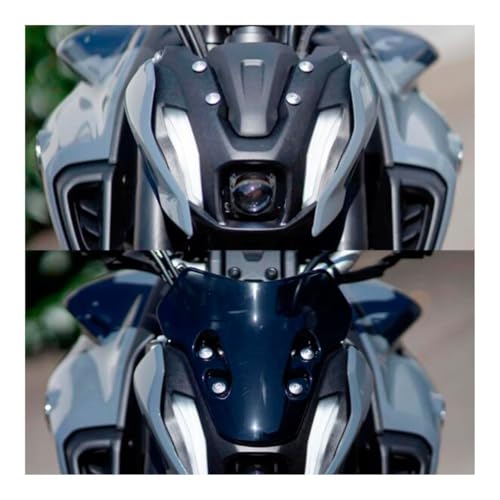 Pare-Brise MT07 2021 2022 Finition Premium Noir et Transparent - 3