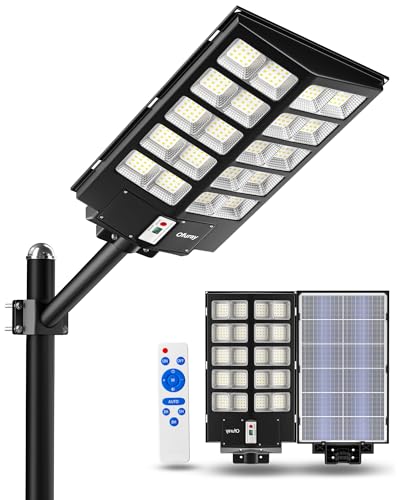 ソーラー街灯 外灯 屋外 ソーラー IP67防水 人感センサー付き 駐車場・庭・ガーデン・屋外照明・防犯適用 リモコン付き Of-5200W