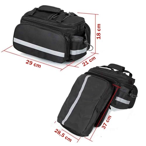 Bolsa Alforge para garupas ou bagageiros e Bicicleta Expanssiva Para Cicloturismo 18lt