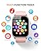 Smart Watches for Women Men, Fitness Tracker Watch with 110 Sports Modes, Step Counter/Sleep Monitor/Pedometer, IP68 Waterproof, Bluetooth Call & Music Control Smartwatch for iPhone/Android