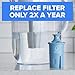 Brita Filter Replacements for Water Pitchers and Dispensers, Elite, NSF Certified to Remove 99% of Lead, 2 Count, Blue