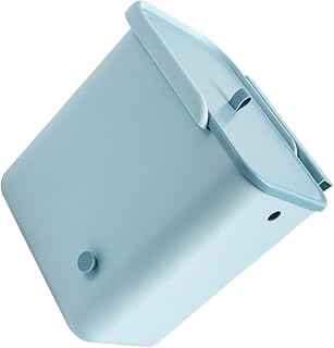 KOMBIUDA 1pc Wall-Mounted Trash Can Garbage Container Bin Wall Mounted Trash Can Hanging Trash Container Trashcan with Lid Hanging Trash Bin Hanging Waste Compost Bin Household Pp