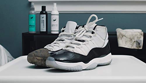 Factory Laced Shoe Cleaner Sneakers Kit - The Ultimate Sneaker Cleaner Experience: Shoe Cleaner Kit Includes: 8Oz Sneaker Cleaning Solution, 4 Shoe Brushes, 2 Shoe Trees, Microfiber Towel #TOP5