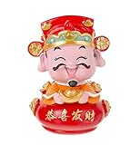 Top Resin CAI Shen Statue - God of Wealth and Fortune, Caishen Figurines & Sculpture, Tsai Shen Yeh - Feng Shui Decor & Gifts for Home, Feng Shui Statue, Chinese Decor & Gifts,Chinese New Year Gift