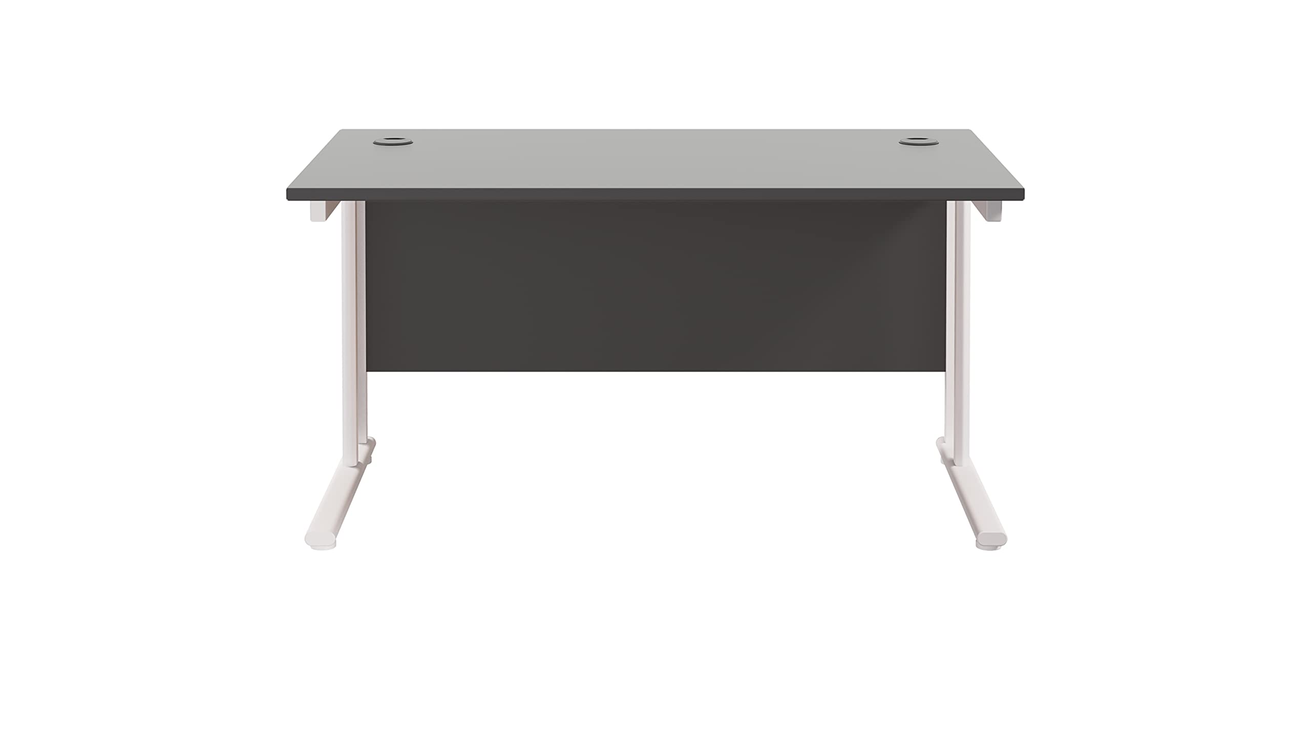 Office Hippo Heavy Duty Rectangular Cantilever Office Desk, Home Office Desk Office Table Integrated Cable Ports Pc Desk For Office Or Home 5 Yr Wty White Framewhite Top 80cm X 80cm Medium  495644954 - View #8