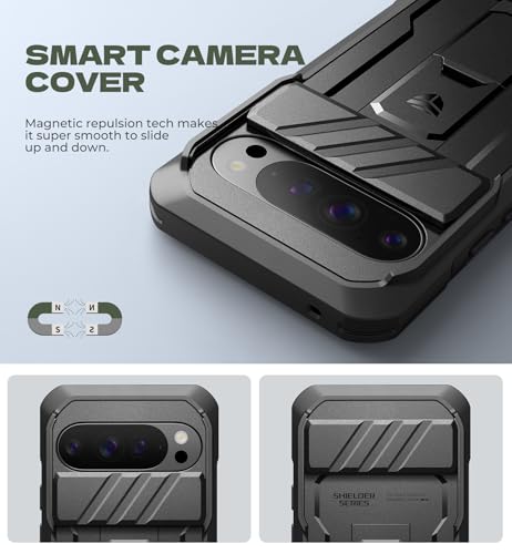 Coque Google Pixel 10 Pro antichoc Dexnor avec support de visionnage intégré - 3