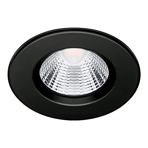 Spot LED PHILIPS Dive à intensité variable blanc chaud 2700K 5,5W IP65, pour éclairage de salle de bain et cuisine, noir