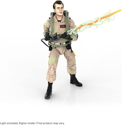 Miniatura 4 de Power Rangers Ghostbusters Plasma Series - Juguete de Ray Stantz que brilla en la oscuridad, figura clásica coleccionable de 6 pulgadas para niños a