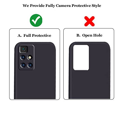 Image of A rtistque Back Cover Case for Mi Redmi 10 Prime with Camera Protection | Shockproof TPU | Stylish Protective Design | Slim Fit | Ultra Matte | Mi Redmi 10 Prime Back Cover - Black