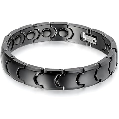 JewelryWe Schmuck Herren Armband, Keramik Porzellan Cover