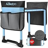 AZBESTPRO Garden Kneeler and Seat, Upgraded Foldable Heavy Duty Gardening Stool - Widened to 10' Stable Wear-Resistant Prevent Knee and Back Pain, Bench High-End 2 Large Tool Bags Gift for Men Women