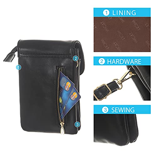 MINICAT Roomy Pockets Series Small Crossbody Bags Cell Phone Purse for Women(M-Taro Purple) - Thumbnail 4