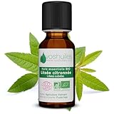 VOSHUILES - Huile Essentielle Litsée Citronnée 10ml - 100% Pure et Naturelle - BIO - HEBBD et ECOCERT - Nombreuses Vertus et Applications - Parfait pour Diffuseur et Massage