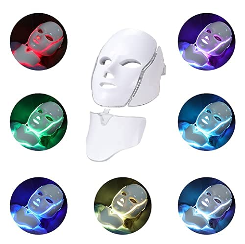 Aravli LED Photon Therapy 7 Colors Light Treatment Facial Beauty Skin Care Rejuvenation Phototherapy Mask PDT Beauty Face for Home Pack of 1 - Image 4