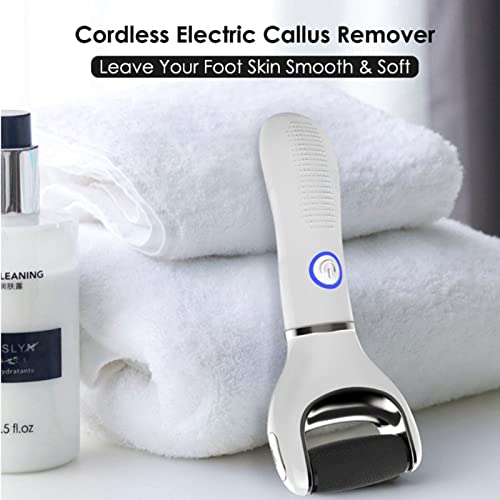 Removedor de calos para pés, recarregável, ferramenta de pedicure com 6 cabeças, 3 velocidades para