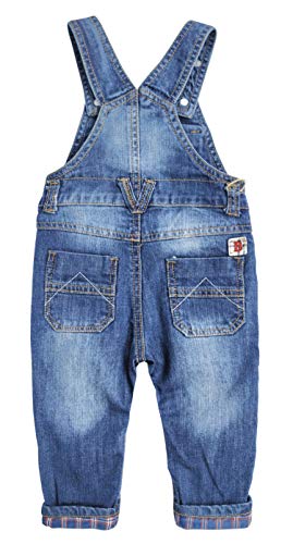 KIDSCOOL SPACE Baby Denim Overall,Toddler Little Soft Cute Jean Jumper2