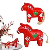Superbe cadeau : la figurine de cheval sert de souvenir émotionnellement résonnant, améliorant l'esthétique de la maison avec son design prêt à suspendre tout en offrant un cadeau de célébration polyvalent pour les personnes proches en toute occasion, ce qui en fait un cadeau attentionné pour toutes les occasions qui résonne à la fois dans les environnements traditionnels et modernes