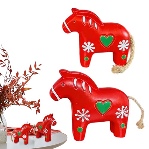 Dala Horse ���� - 2�_�Z�b�g ������ �f�B�X�v���C�u�� - �n�̒����X�^�`���[ - ���r���O �Q�� �q������ ���� �f�X�N �e�[�u�� ����I ���� �t�� �a�����v���[���g �M�t�g��