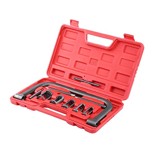 HeroStore 10Pcs/Set Valve Spring Compressor Kit Removal Installer Tool for Car Van Motorcycle Engines Spring Compressor