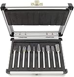 10Pcs Carbide Burr Set on 1/4