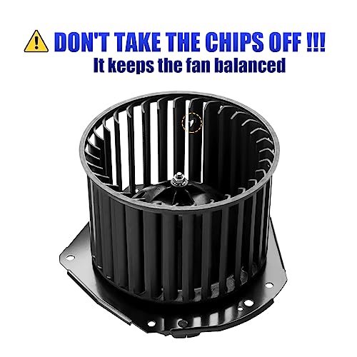 Image of AC Blower Motor with Fan Fits for 1992 1993 1994 1995 1996 Chevy Silverado Suburban 1500 2500 Tahoe GMC Sierra Yukon C1500 C2500 K1500 K2500 G20 HVAC Heater Blower Motor Replaces# 700103