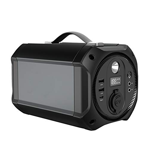 Tragbare Power Sation Energie Speicher KraftWerk Powe Bank 75000mAh 300W mit LED-Beleuchtung DC/AC USB Wechselrichter für Camping im Freien Mobile